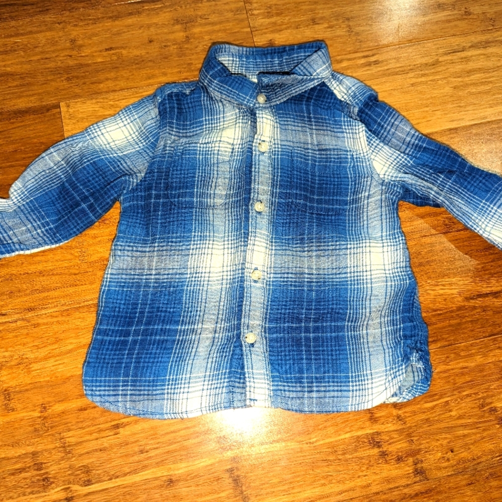 Zara baby boys button up shirt